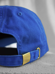 Troblue blue baseball cap 100 % organic cotton, vintage style